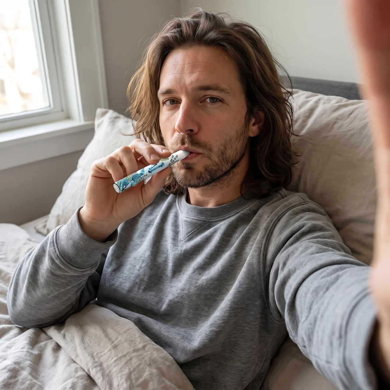 Devin K. using Aerlief inhaler
